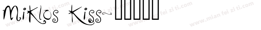 Miklos Kiss字体转换